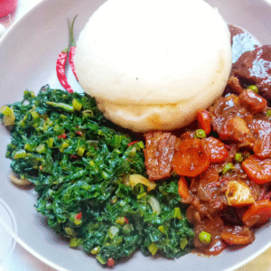 Beef with Nshima