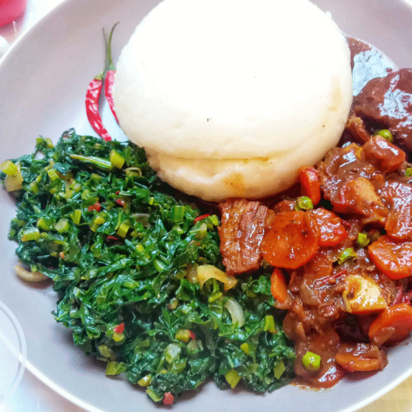Beef with Nshima