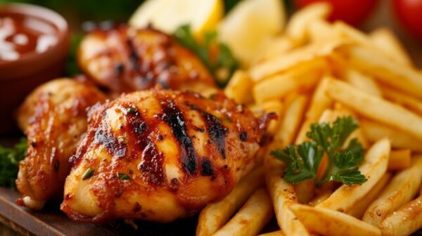 BBQ Chicken & Fries