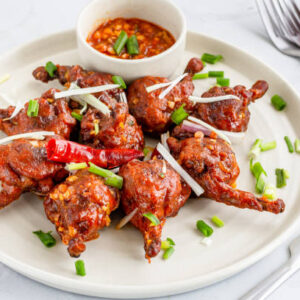 Chicken Lollipop with Chips