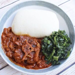Oxtail with Nshima