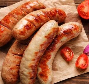 Chicken Sausage and Fries