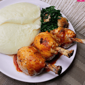 Chicken with Nshima