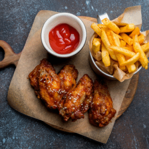 2 Wings and Chips